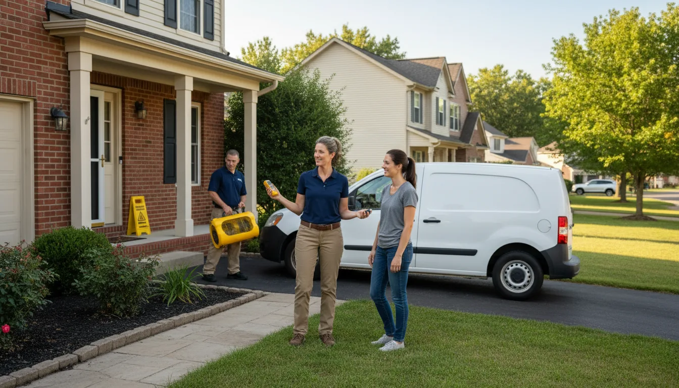Water restoration image for Water Damage & Restoration Services in Garrison, KY
